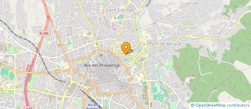 localisation de l'entreprise B13  AIX-EN-PROVENCE