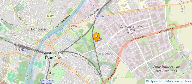 localisation de l'entreprise B184  SAINT-OUEN-L'AUMONE