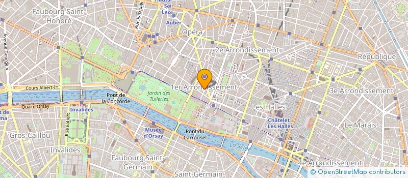 localisation de l'entreprise B1D LUXURY SERVICES à PARIS