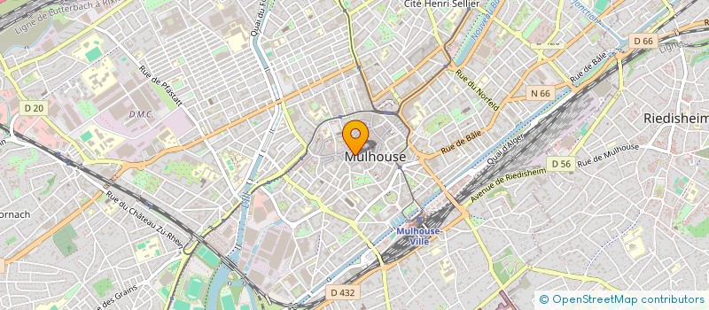 localisation de l'entreprise B2  MULHOUSE