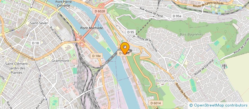 localisation de l'entreprise B2  BONSECOURS