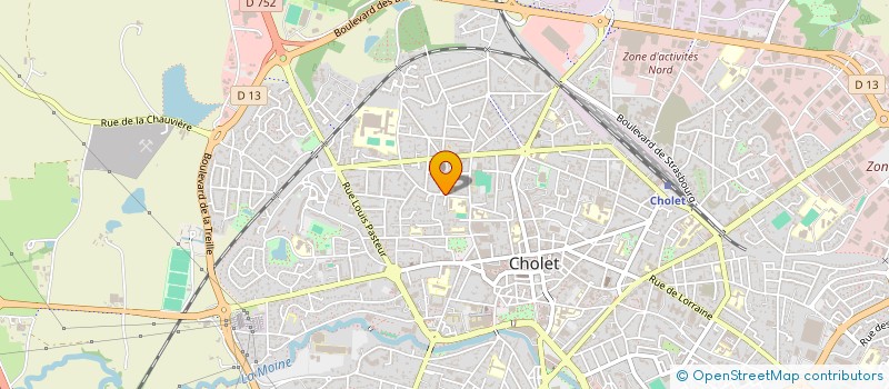 localisation de l'entreprise B2 à CHOLET