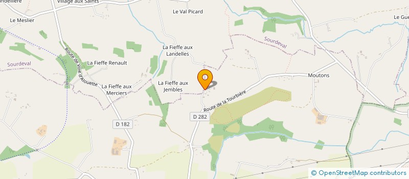 localisation de l'entreprise B2  SAINT-CLEMENT-RANCOUDRAY