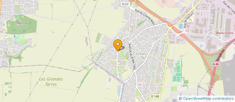 localisation de l'entreprise B2-COALITION à CORBAS