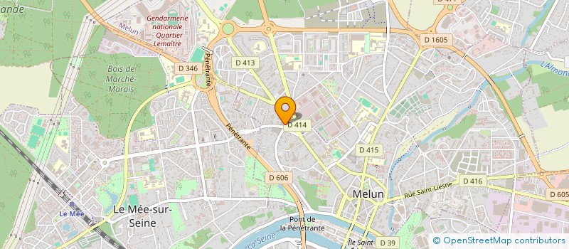 localisation de l'entreprise B2 DATA INTELLIGENCE à MELUN