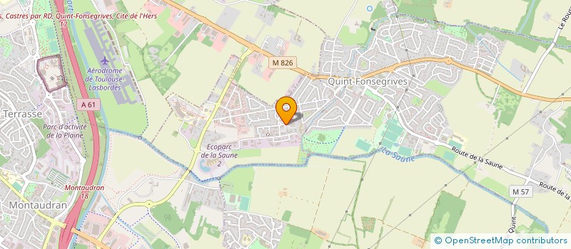 localisation de l'entreprise B2 HABITAT  QUINT-FONSEGRIVES