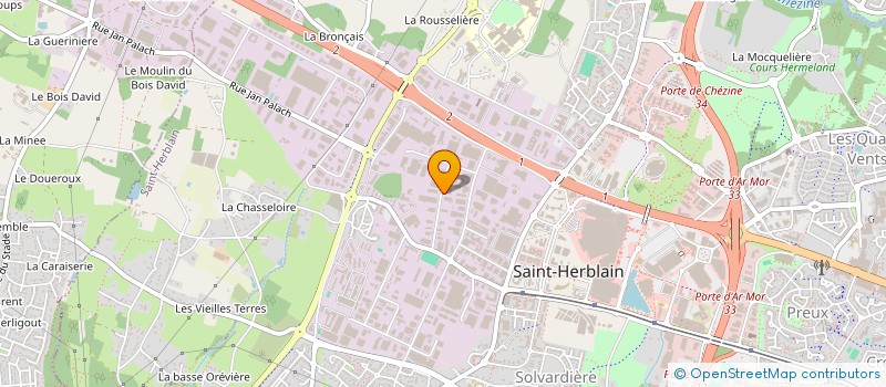 localisation de l'entreprise B2 HOLDING à SAINT-HERBLAIN