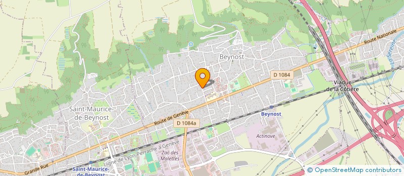 localisation de l'entreprise B2 IMMO à BEYNOST