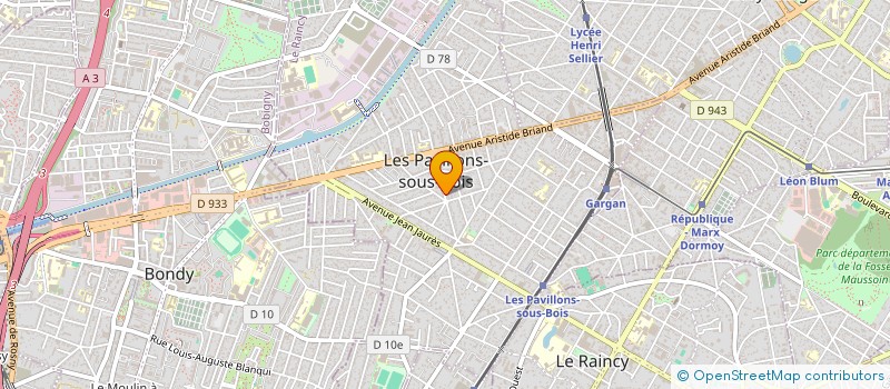 localisation de l'entreprise B2 IMMO à LES PAVILLONS-SOUS-BOIS