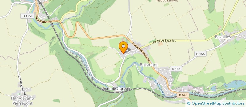 localisation de l'entreprise B2 INVEST  BOISMONT