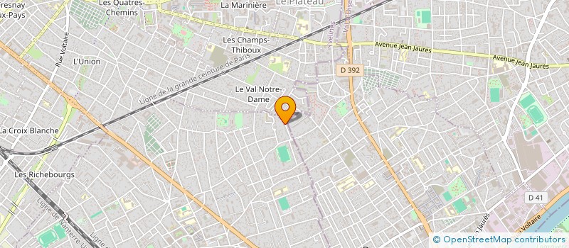 localisation de l'entreprise B2 LOCATIONS à HOUILLES