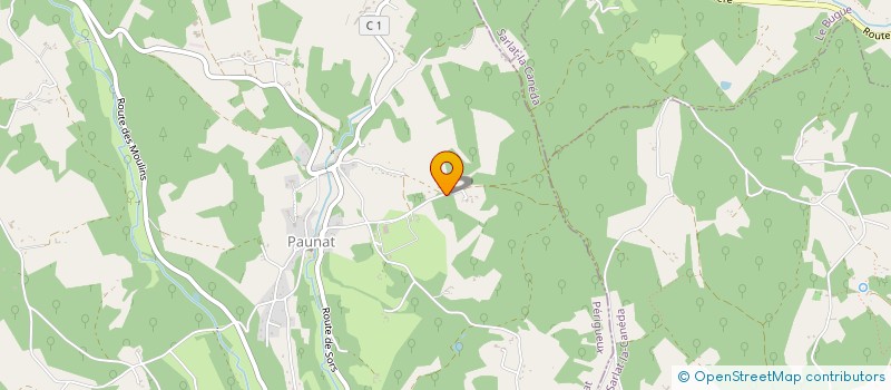 localisation de l'entreprise B2 MAISON  PAUNAT