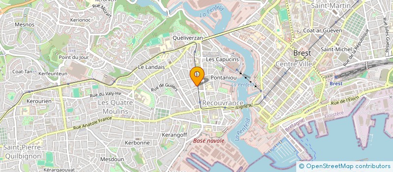 localisation de l'entreprise B2 MOBILE  BREST