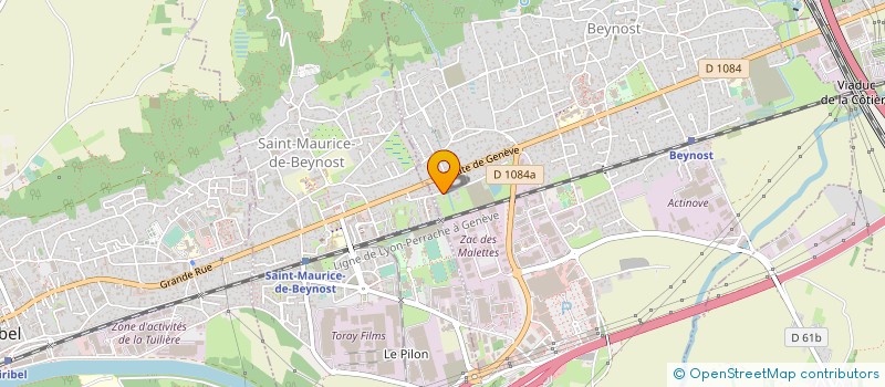 localisation de l'entreprise B2 OPTIQUE SA à BEYNOST