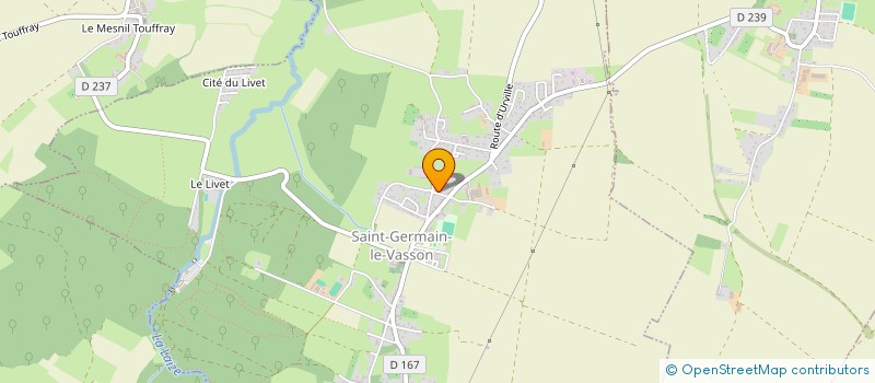 localisation de l'entreprise B2 TRANS  OUILLY-LE-TESSON