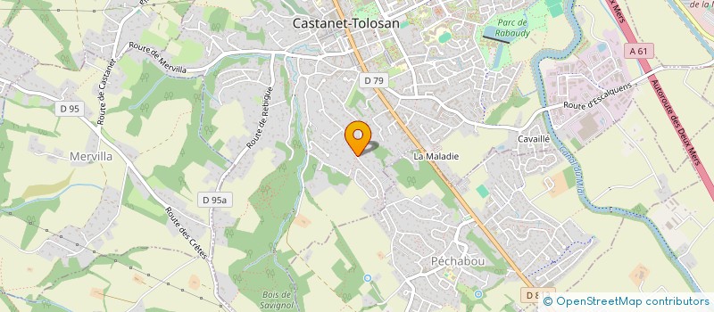 localisation de l'entreprise B204U à CASTANET-TOLOSAN
