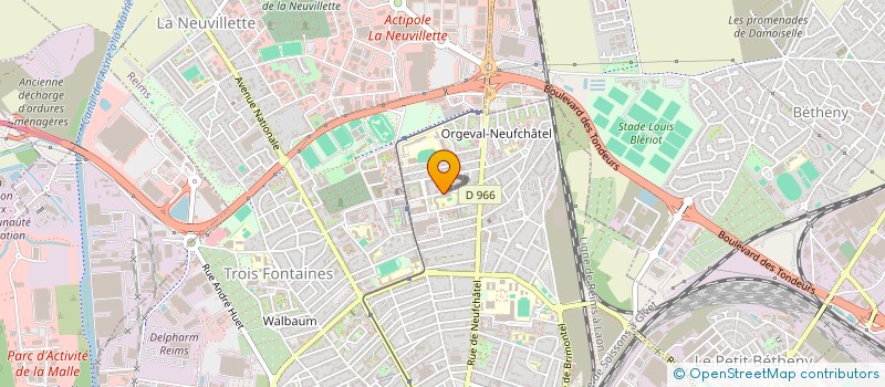 localisation de l'entreprise B2A à REIMS