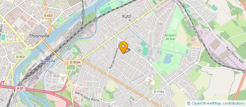 localisation de l'entreprise B2A  YUTZ