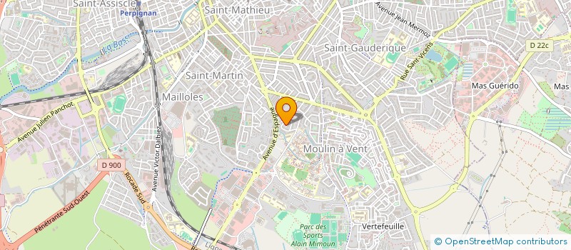 localisation de l'entreprise B2A à PERPIGNAN