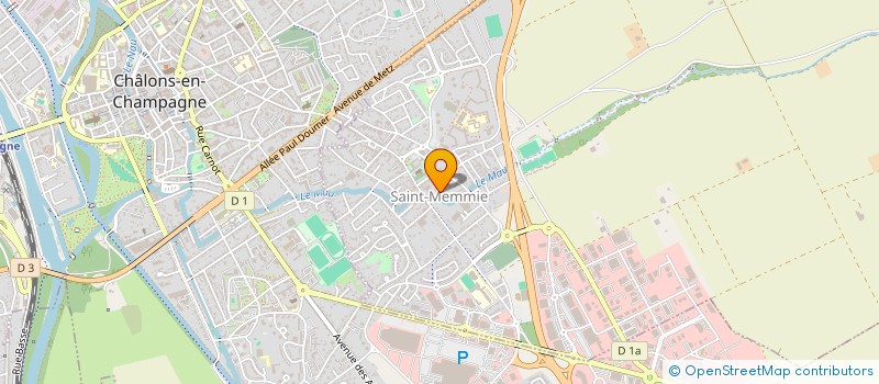 localisation de l'entreprise B2A OPTIC  SAINT-MEMMIE