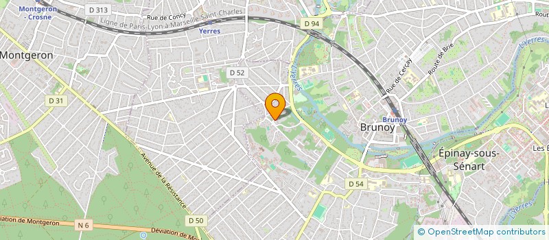 localisation de l'entreprise B2A REGINEA  BRUNOY