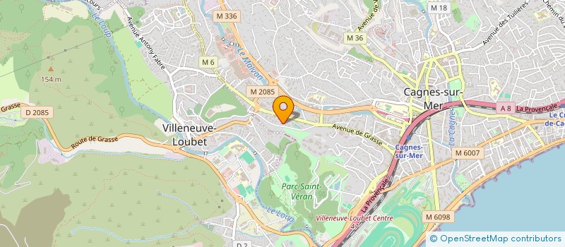localisation de l'entreprise B2A RENOV à CAGNES-SUR-MER