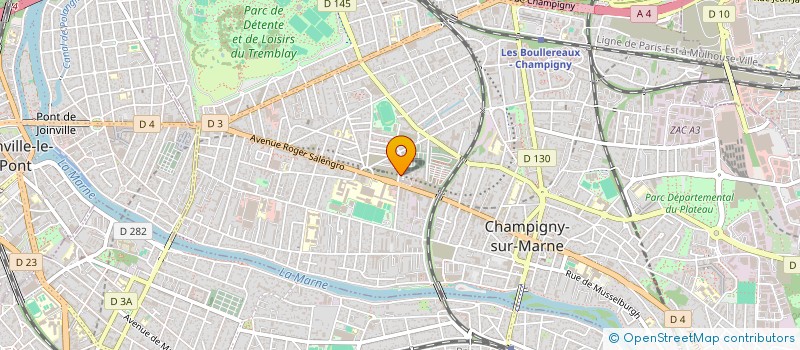 localisation de l'entreprise B2A-TRANSPORT à CHAMPIGNY-SUR-MARNE