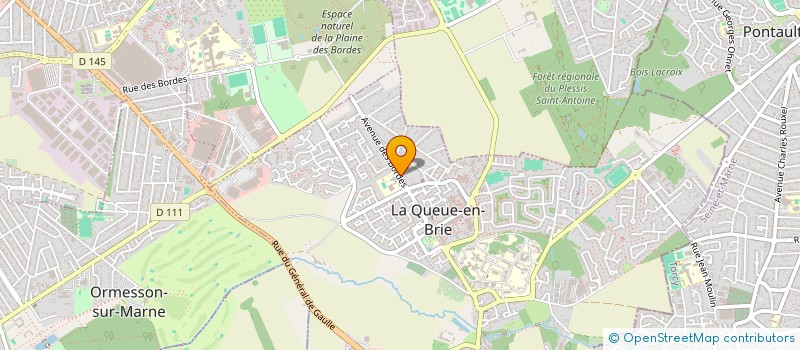 localisation de l'entreprise B2AM BATI  LA QUEUE-EN-BRIE