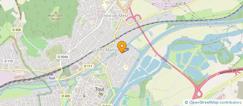 localisation de l'entreprise B2B  TOUL