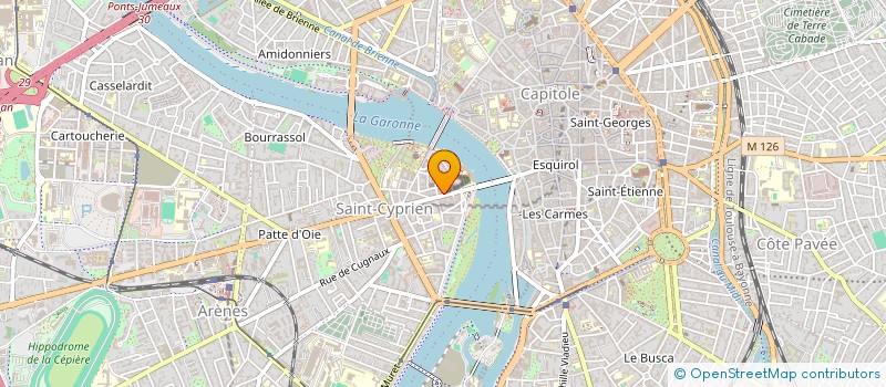 localisation de l'entreprise B2B  TOULOUSE