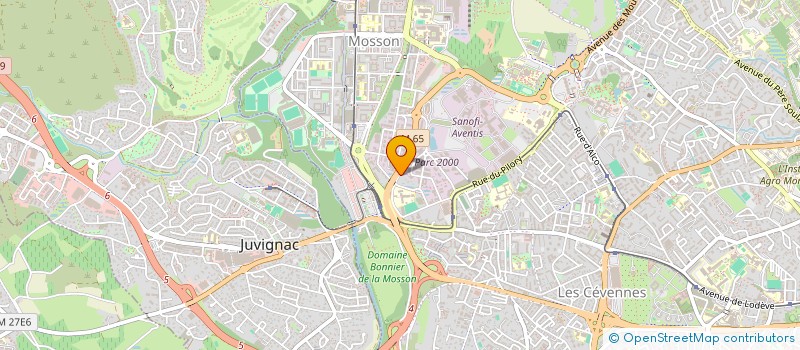 localisation de l'entreprise B2B à MONTPELLIER