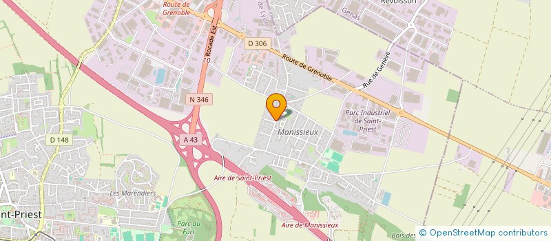 localisation de l'entreprise B2B à SAINT-PRIEST