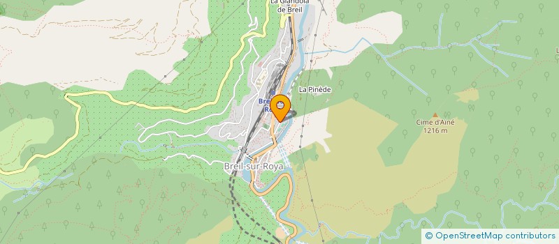 localisation de l'entreprise B2B  BREIL-SUR-ROYA