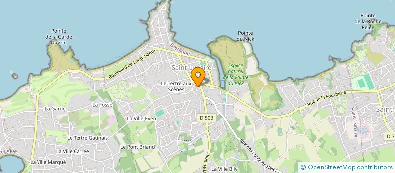 localisation de l'entreprise B2B  SAINT-LUNAIRE