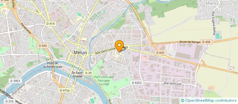 localisation de l'entreprise B2B  MELUN