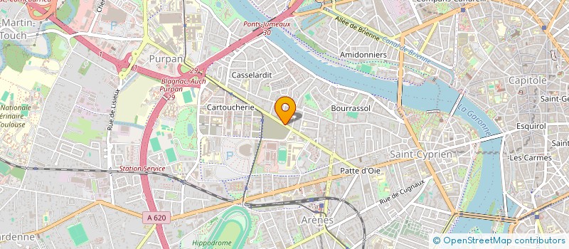 localisation de l'entreprise B2B-CHANSONS & SPECTACLES à TOULOUSE