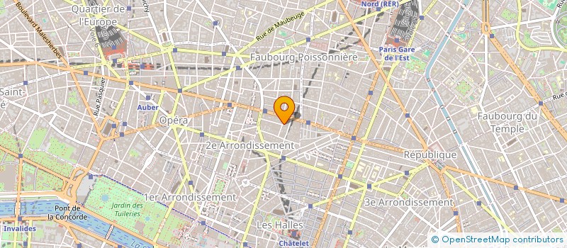 localisation de l'entreprise B2B COMMUNICATION à PARIS