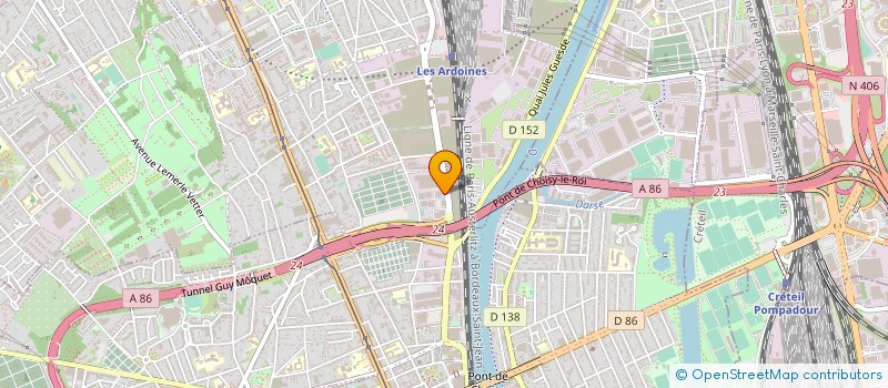 localisation de l'entreprise B2B DISTRIBUTION SAS  VITRY-SUR-SEINE