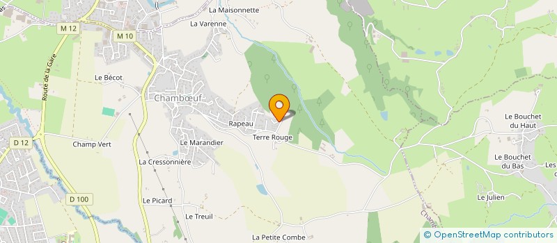 localisation de l'entreprise B2B ENERGIES  CHAMBUF