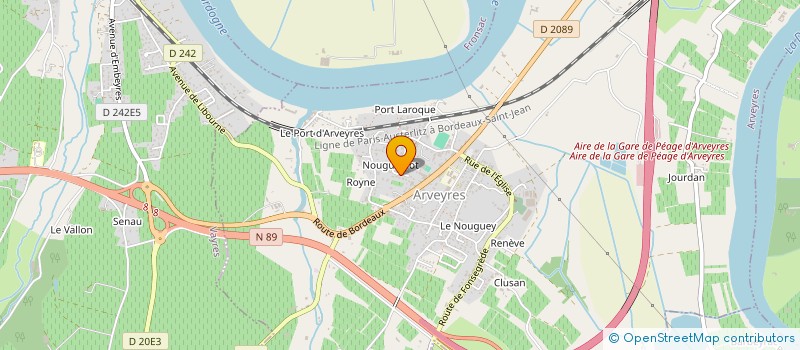 localisation de l'entreprise B2B-ONLY à ARVEYRES