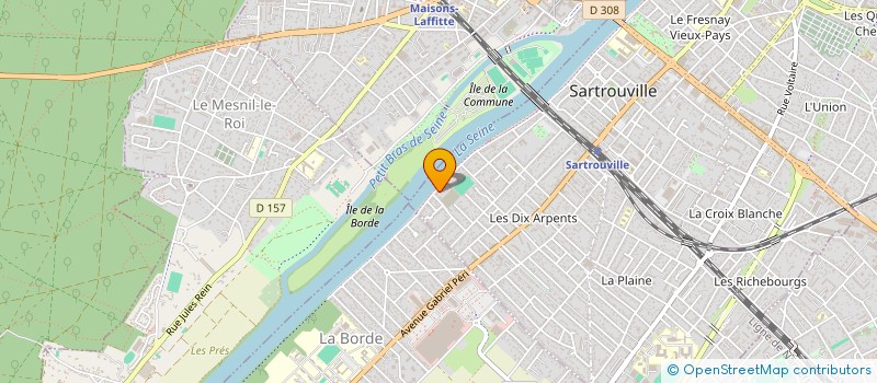 localisation de l'entreprise B2B4C à SARTROUVILLE