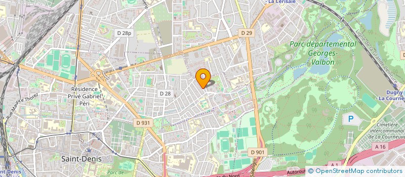 localisation de l'entreprise B2BE TRANSPORTS  SAINT-DENIS