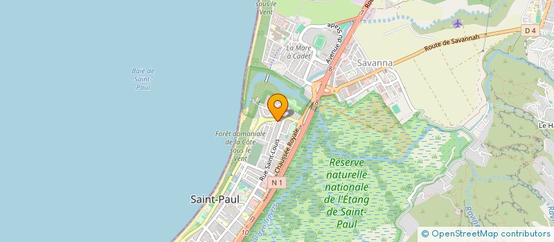 localisation de l'entreprise B2BIKE à SAINT-PAUL