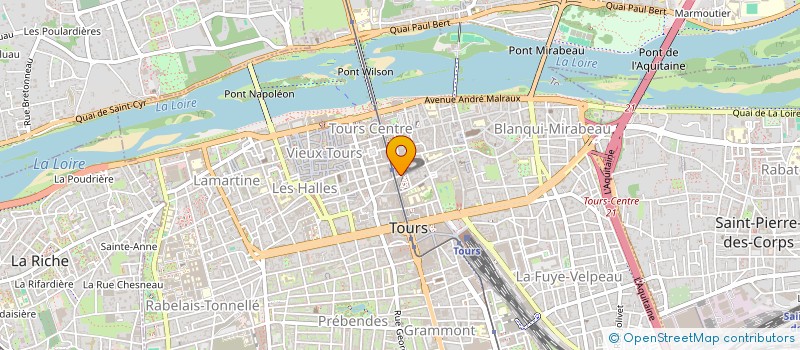localisation de l'entreprise B2BIS  TOURS