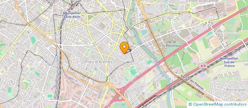 localisation de l'entreprise B2C à MONTPELLIER