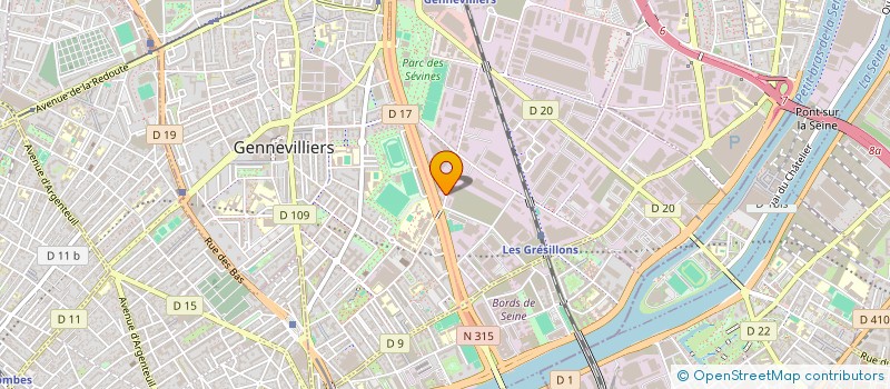 localisation de l'entreprise B2C à GENNEVILLIERS