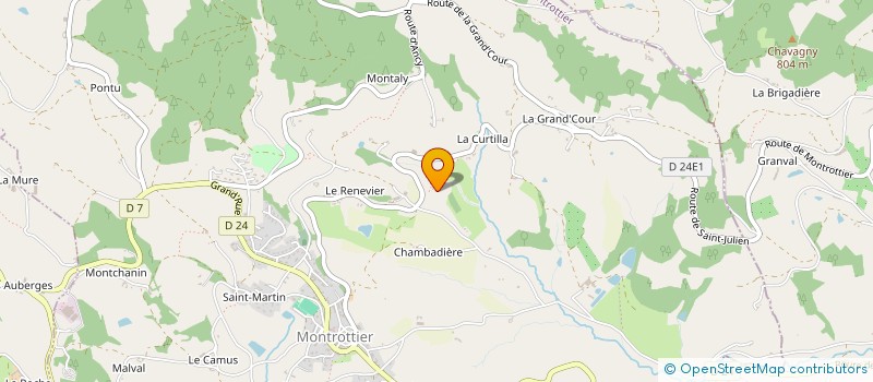 localisation de l'entreprise B2C  MONTROTTIER