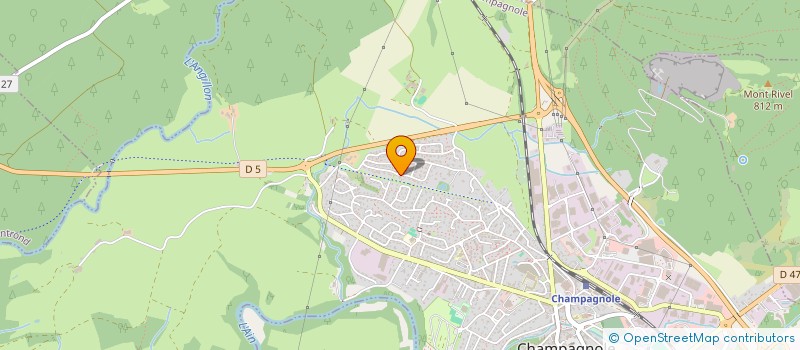 localisation de l'entreprise B2C  CHAMPAGNOLE