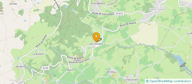 localisation de l'entreprise B2C  CHABANIERE