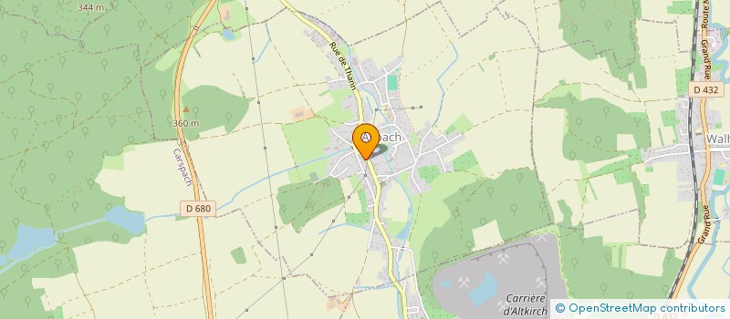 localisation de l'entreprise B2C  ASPACH